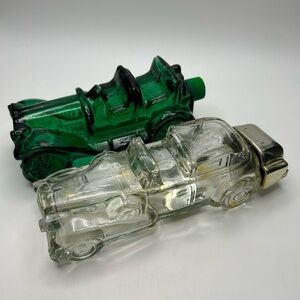 2 pcs. Vintage ‘60’s  Avon collectible after shave/cologne car decanters.